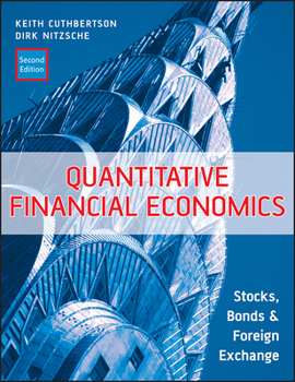 Paperback Quantitative Financial Economics Book