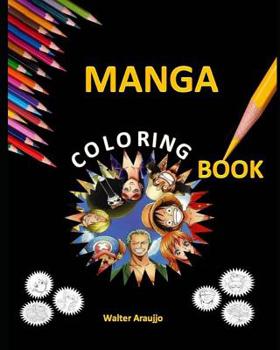 Paperback Manga Coloring Book