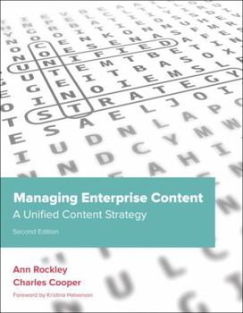 Paperback Managing Enterprise Content: A Unified Content Strategy Book