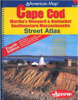 American Map Cape Cod, Massachusetts Street Atlas: Martha's Vineyard & Nantucket Southeastern Massachusetts