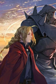 Journal: Fullmetal Alchemist Soft Glossy Cover Journal Lined Pages Book 6 x 9 Inches 110 Pages