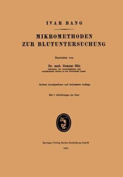 Paperback Mikromethoden Zur Blutuntersuchung [German] Book