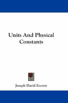 Paperback Units And Physical Constants Book