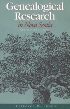 Hardcover Genealogical Research in Nova Scotia Book