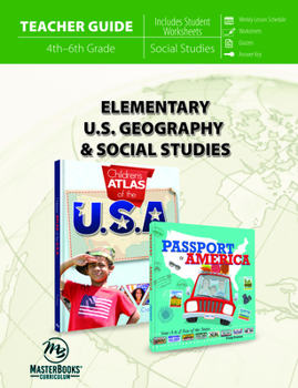 Paperback Elementary U.S. Geography & Social Studies (Teacher Guide) Book