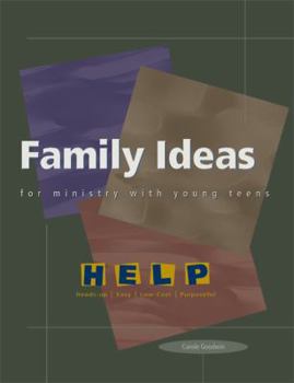 Paperback Family Ideas for Ministry with Young Teens Book