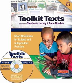 Paperback Toolkit Texts: Grades Prek-1: Short Nonfiction for Guided and Independent Practice [With CDROM] Book