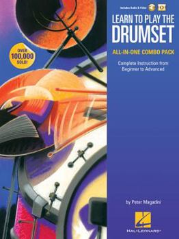 Paperback Learn to Play the Drumset - All-In-One Combo Pack: Complete Instruction from Beginner to Advanced Book