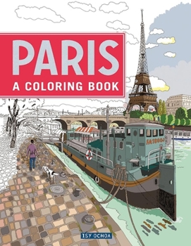 Paperback Paris: A Coloring Book