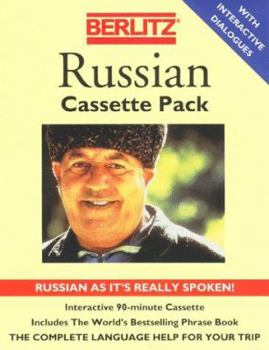 Paperback Berlitz Russian Cassette Pack: Russian As It's Really Spoken! (Russian Edition) [Russian] Book