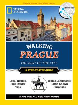 Paperback National Geographic Walking Prague: The Best of the City Book