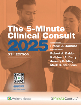 Hardcover The 5-Minute Clinical Consult 2025 Book