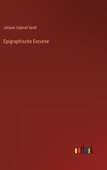 Hardcover Epigraphische Excurse [German] Book