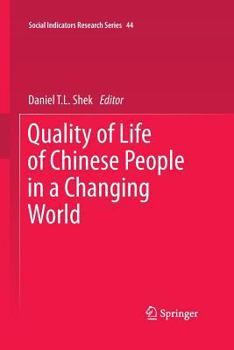 Paperback Quality of Life of Chinese People in a Changing World Book