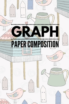 Graph Paper Composition: Graph Paper 6 x 9 Cute Forest Quad Ruled 4x4, Grid Paper for school student, office, kids Notebooks