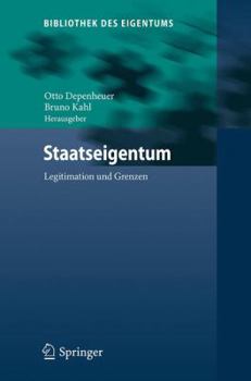 Hardcover Staatseigentum: Legitimation Und Grenzen [German] Book