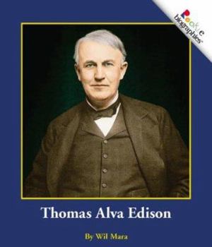 Library Binding Thomas Alva Edison Book