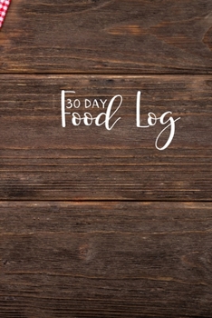 Paperback 30 Day Food Log Book