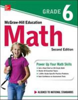 Paperback McGraw-Hill Education Math Grade 6, Second Edition Book