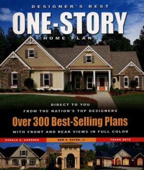 Paperback Designer's Best One-Story Home Plans: Over 300 Best-Selling Plans Book