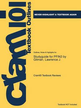 Paperback Studyguide for Pfin3 by Gitman, Lawrence J. Book