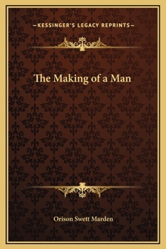 Hardcover The Making of a Man Book