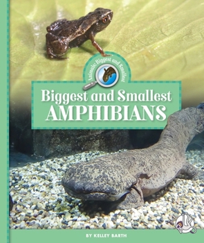 Library Binding Biggest and Smallest Amphibians Book