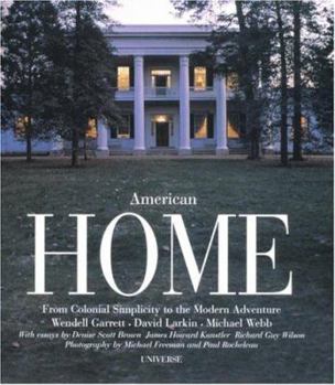 Hardcover American Home: From Colonial Simplicity to the Modern Adventure Book