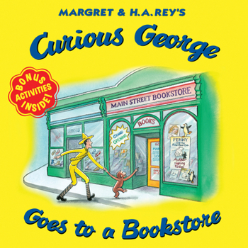 Paperback Curious George Goes to a Bookstore Book