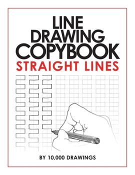 Paperback Line Drawing Copybook Straight Lines Book