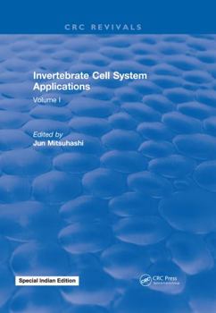 Hardcover Invertebrate Cell System Applications: Volume I Book