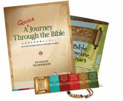 Paperback A Quick Journey Through the Bible Student Pack: An 8-Part Introduction to the Bible Timeline [With Memory Bead Wristband and Student Workbook and Full Book