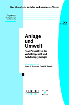 Paperback Anlage und Umwelt [German] Book