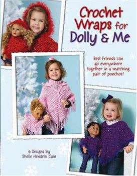 Paperback Crochet Wraps for Dolly & Me Book