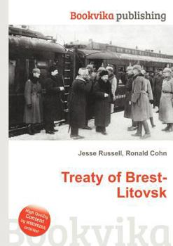 Paperback Treaty of Brest-Litovsk Book