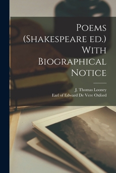 Paperback Poems (Shakespeare ed.) With Biographical Notice Book