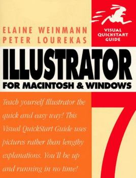 Paperback Illustrator 7 for Macintosh & Windows Visual Quick Start Guide Book