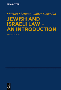 Hardcover Jewish and Israeli Law - An Introduction Book