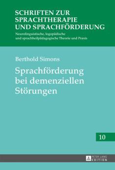 Hardcover Sprachfoerderung bei demenziellen Stoerungen [German] Book