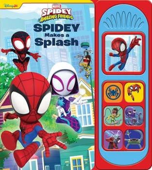 Board book Disney Junior Marvel Spidey and His Amazing Friends: Spidey Makes a Splash Sound Book [With Battery] Book