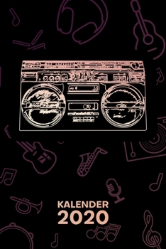 KALENDER 2020: A5 Party Terminplaner für Hiphop Liebhaber mit DATUM - 52 Kalenderwochen für Termine & To-Do Listen - Ghettoblaster Terminkalender Hip ... Oldschool Musik
