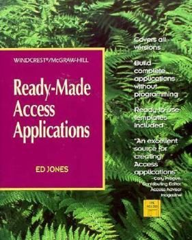 Paperback Ready Made Access Applications with Disk Book