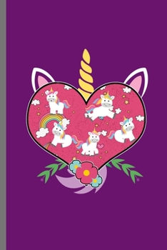 Just a Girl Loves Unicorn: Cute Unicorn Design Perfect for Students, Kids & Teens  for Journal, Doodling, Sketching and Notes Gift (6"x9") Dot Grid Notebook to write in