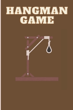 Paperback Hangman Game: Hangman Game For Adults Book