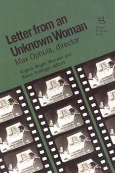 Hardcover Letter from an Unknown Woman: Max Ophuls, Director Book