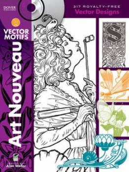 Paperback Art Nouveau Vector Motifs [With CDROM] Book