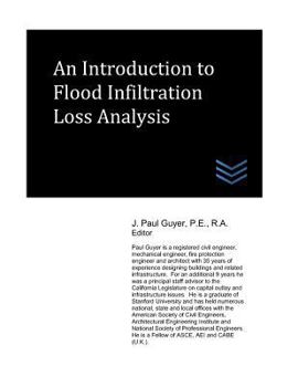 Paperback An Introduction to Flood Infiltration Loss Analysis Book