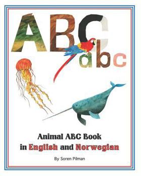 Paperback Animal ABC Book in English and Norwegian Book
