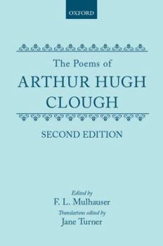 Hardcover The Poems of Arthur Hugh Clough (|c OET |t Oxford English Texts) Book