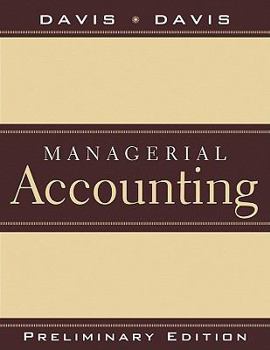 Paperback Managerial Accounting, Preliminary Edition Book